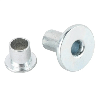 Pièces de matériel CNC OEM Pièces de matériel de mobilier Noir Rivet creux galvanisé estampillé en acier inoxydable