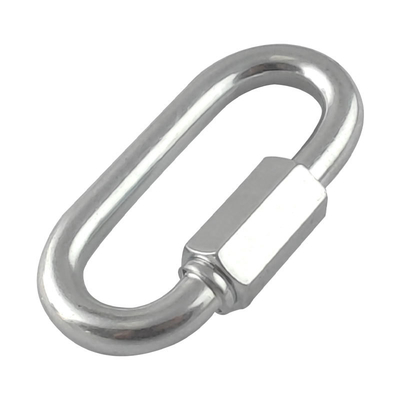 4 mm 5 mm 6 mm Galvanisé Ovale Quick Link pour le matériel de remise en service Acceptable OEM