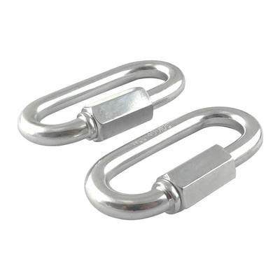 4 mm 5 mm 6 mm Galvanisé Ovale Quick Link pour le matériel de remise en service Acceptable OEM