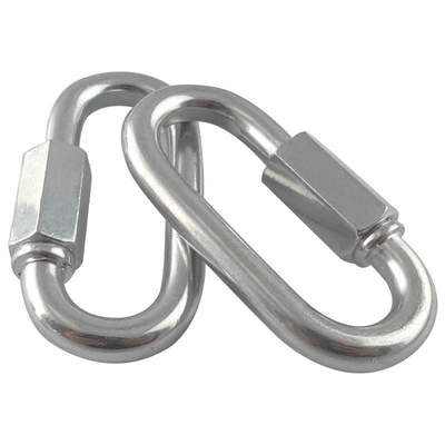 4 mm 5 mm 6 mm Galvanisé Ovale Quick Link pour le matériel de remise en service Acceptable OEM