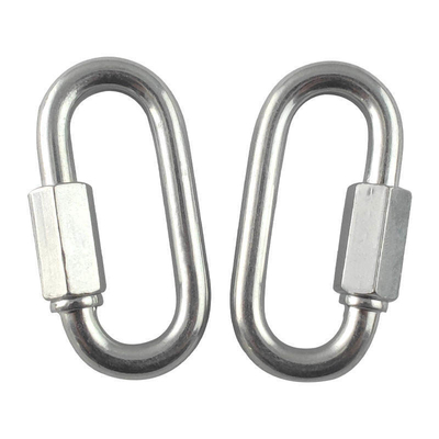 4 mm 5 mm 6 mm Galvanisé Ovale Quick Link pour le matériel de remise en service Acceptable OEM