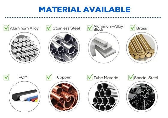 Équipement d'usinage CNC pour pièces en aluminium plat et anodisé en acier inoxydable personnalisées