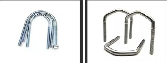 Pièces de matériel CNC OEM Pièces de matériel en boulons en U Traités par estampage et revêtement en poudre