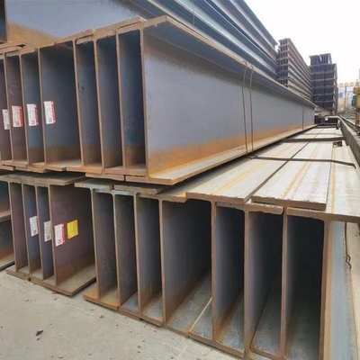 Facture de la poutre H de la structure en acier pour le traitement de la soudure en poids réel