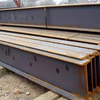 Facture de la poutre H de la structure en acier pour le traitement de la soudure en poids réel