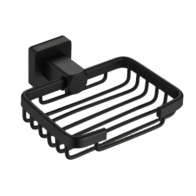 Accessoires de salle de bain en acier inoxydable avec installation perforée et sept pièces