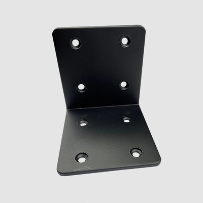 Couche en poudre noire en acier inoxydable Composants de matériel CNC pour assemblage sur mesure