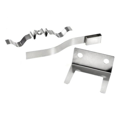 Parties CNC OEM en acier inoxydable Hardware de pince à pinces en acier lourd avec procédé d'estampage