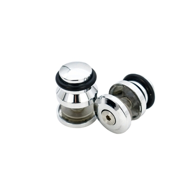 Hardware de rouleaux de porte de douche en verre sans cadre sur mesure pour le processus CNC OEM