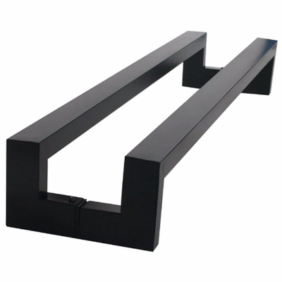 Armoire de barre carrée noire Tirer tiroir Poignées en acier inoxydable