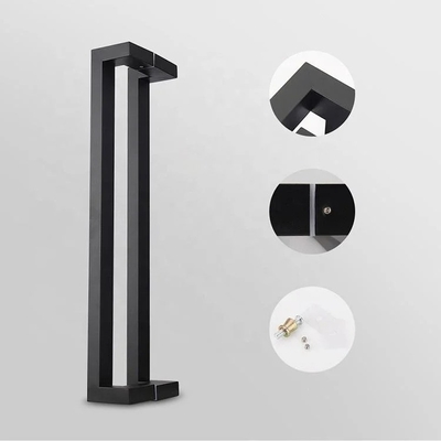 Armoire de barre carrée noire Tirer tiroir Poignées en acier inoxydable