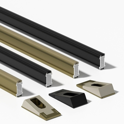 Polissage de meubles de chambre à coucher support de tube suspendu pour accessoires de garde-robe