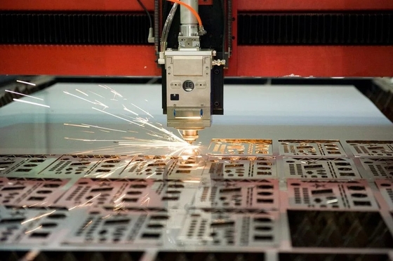 Fabrication de tôles métalliques en acier inoxydable pour le revêtement en poudre de composants de matériel CNC OEM