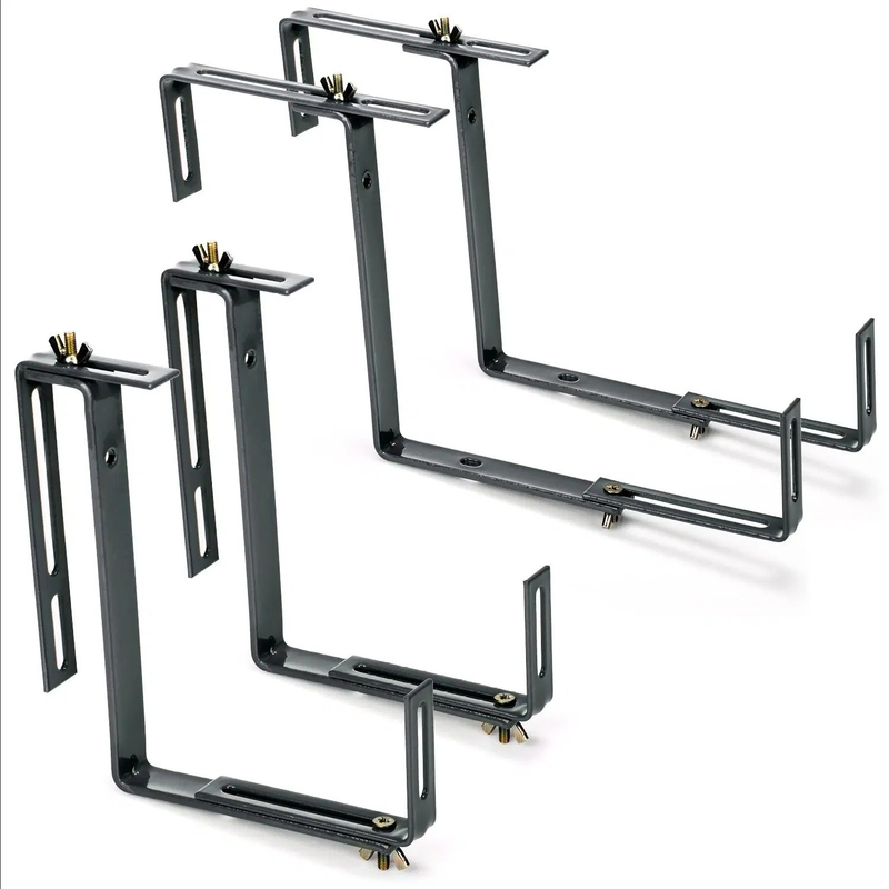 Processus d'emboutissage en acier inoxydable OEM pièces de matériel CNC support de cadre de fenêtre porte-pot à fleurs